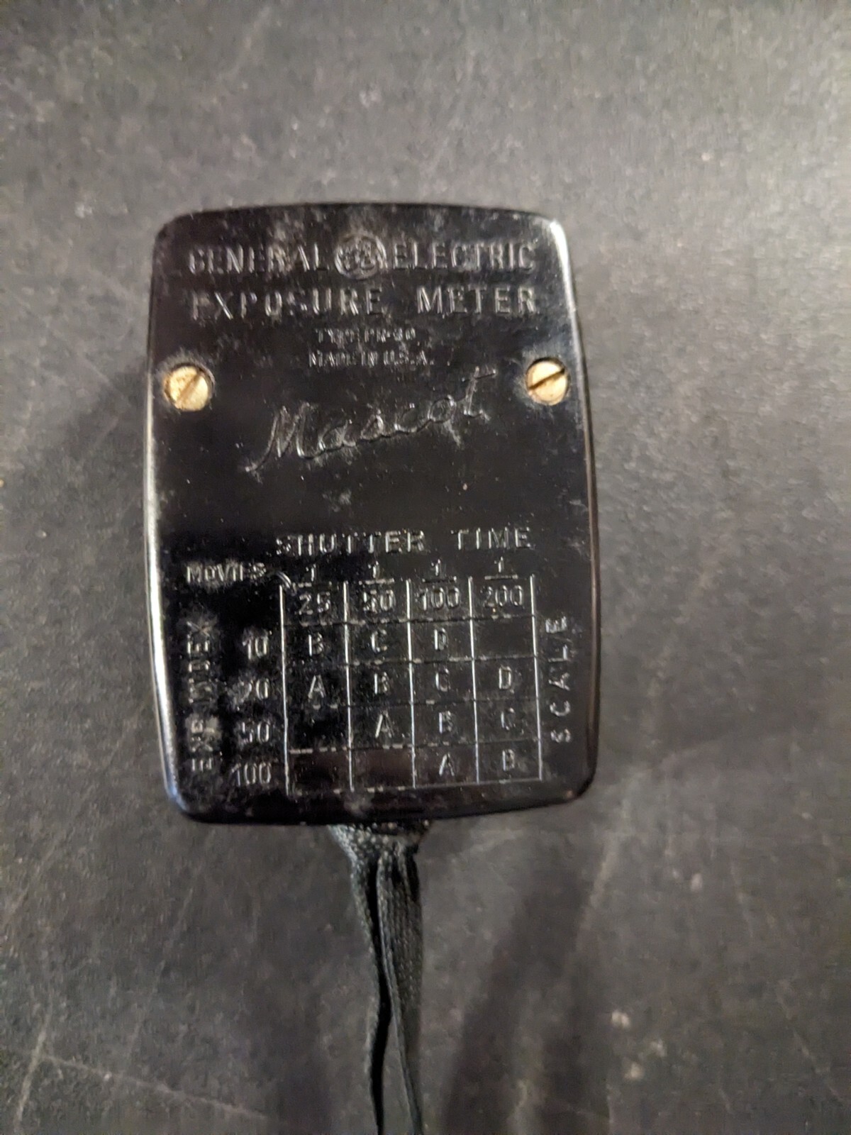 Lot Of 2 Vintage GE PR-30 Mascot Exposure Meters With Leather Case And Strap…