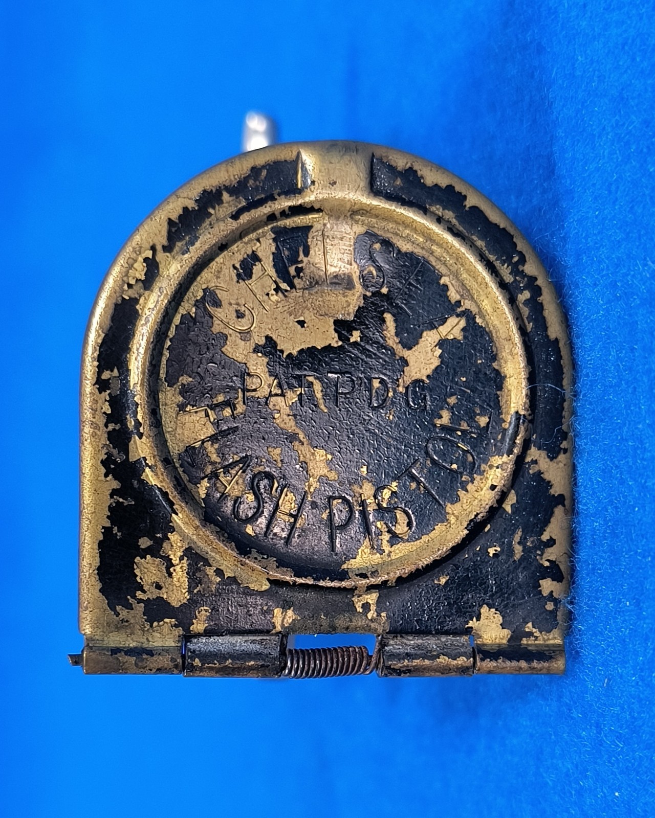 Rare Antique Chelsea Flash Pistol Camera Flash/Light Early Photography