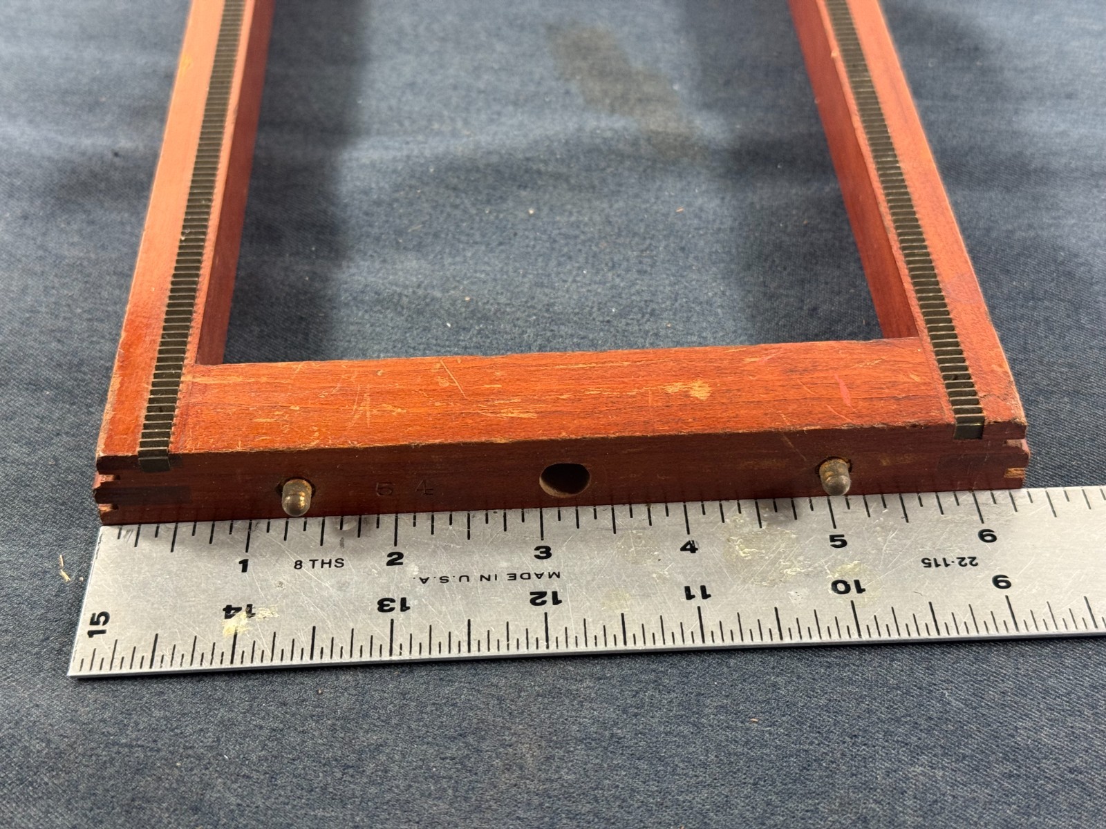 Extension Focusing Rail Large Format View Wooden Camera Kodak Korona Century 54
