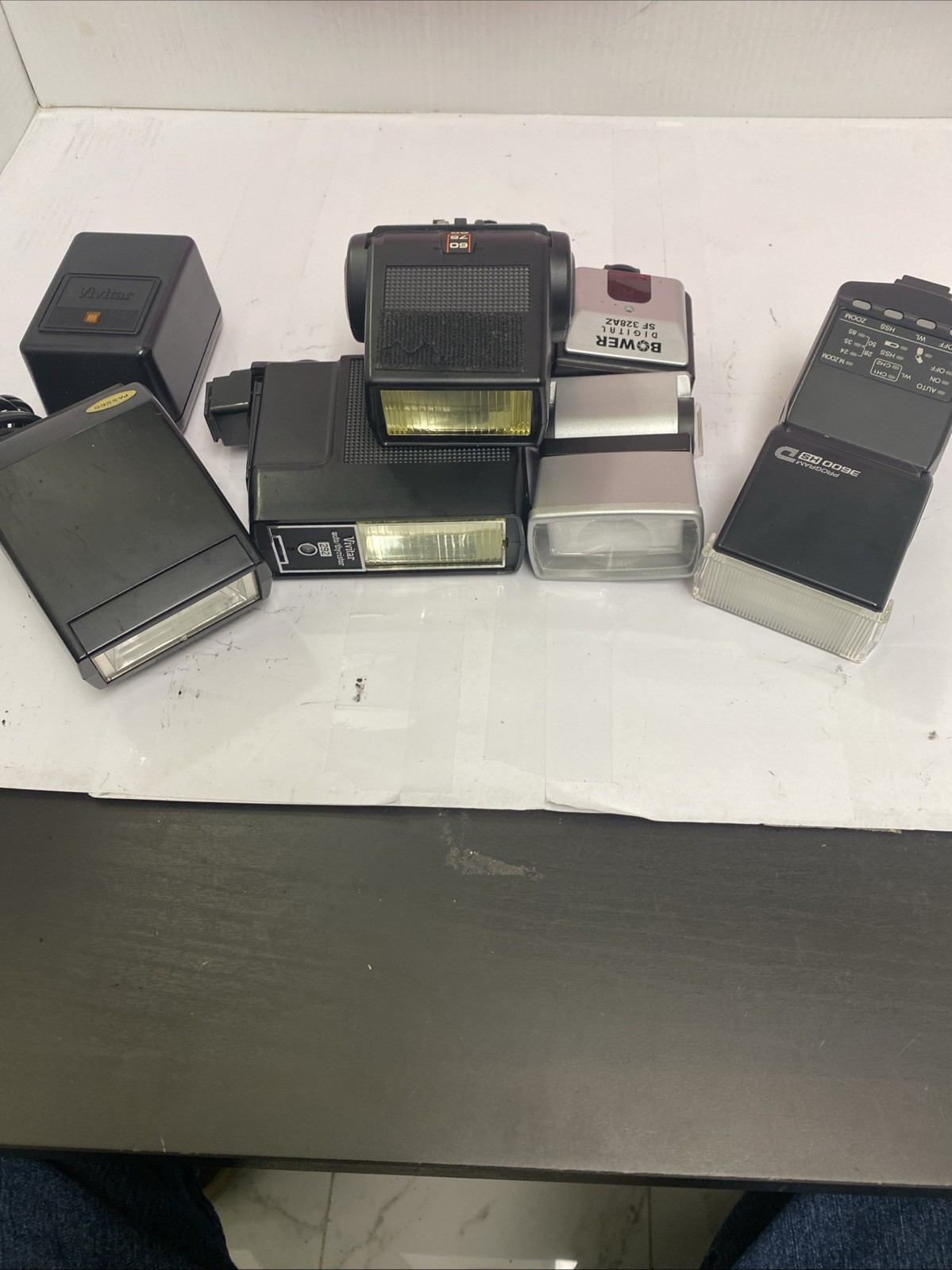 Vivitar 292, 283 Flash Minolta SH 009e Olympus, Bower SF328AZ Lot Photo Flash