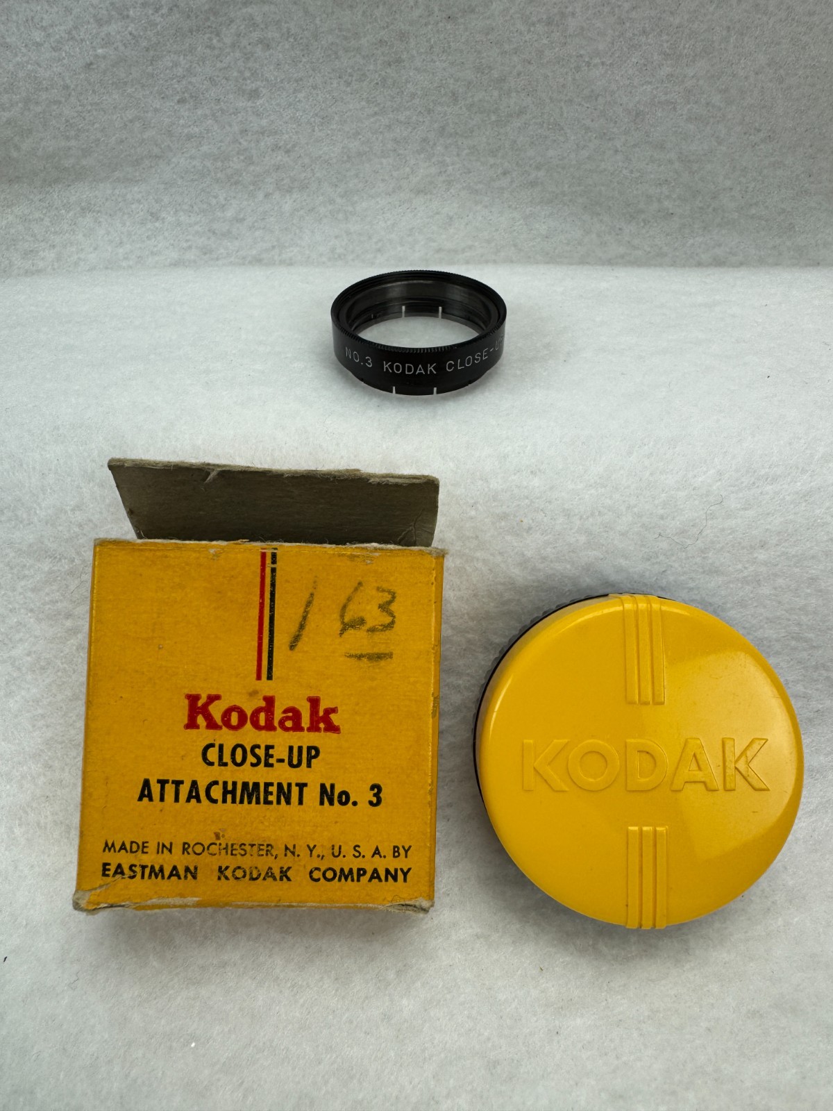 Kodak Close-Up Attachment 24mm Camera Lens 15/16″ Accessory #3 In Original Box