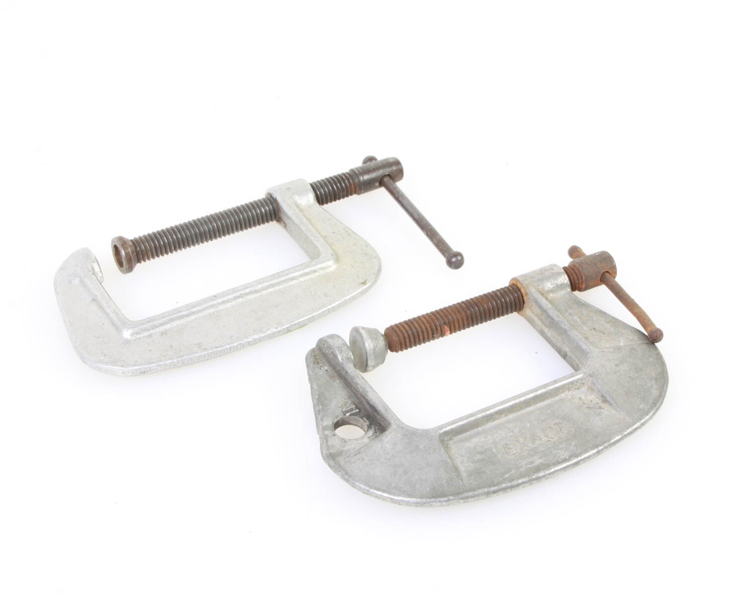 SET OF 2 C-CLAMPS, USED