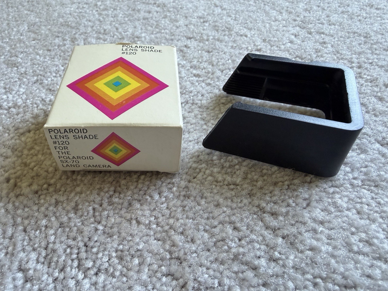 Polaroid SX-70 Instant Film Camera Accessory # 120 Lens Shade w/Original Box