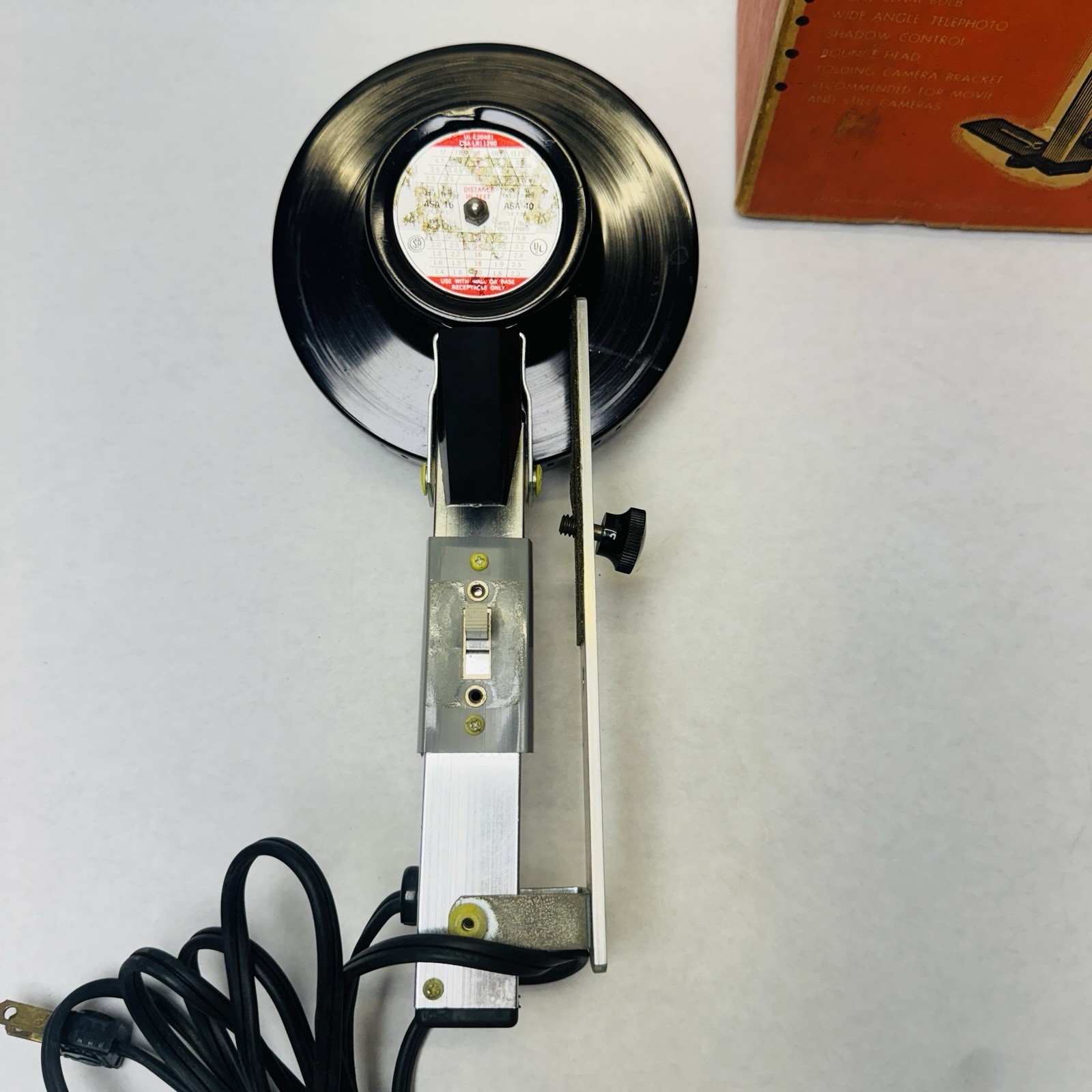 Vintage Sunset Zoom Gun 650W Super Bright Photo Light 8mm Original Box Working
