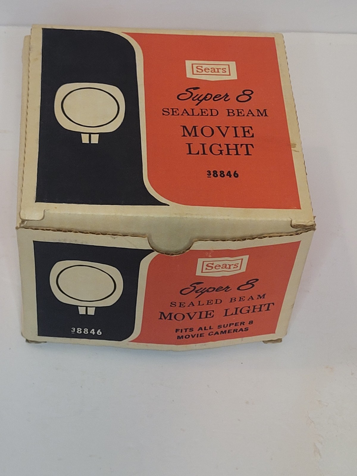 Sears Super 8 Sealed Beam Movie Headlight With Extension