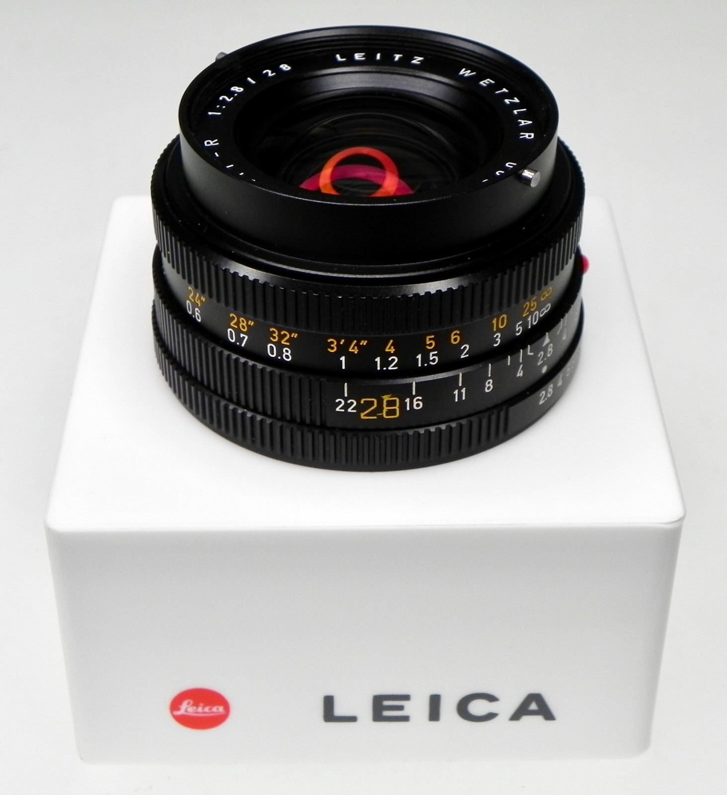 Vintage White Leica R Lens Stand ……….. Minty