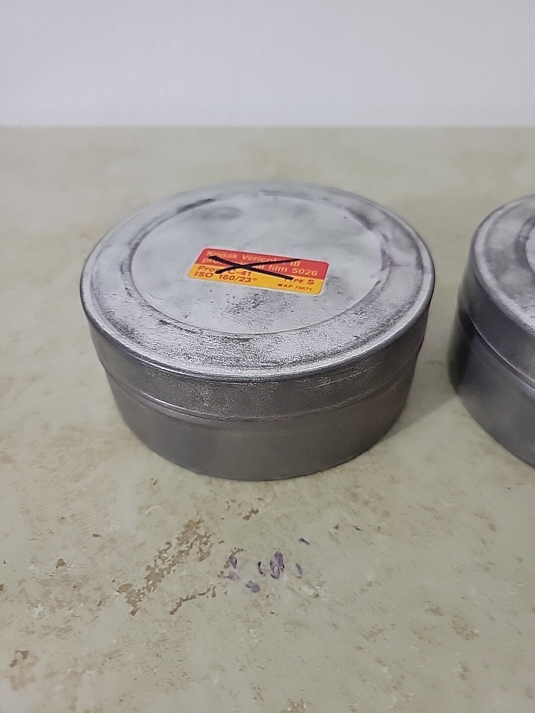 Vintage Eastman Kodak Co. Vericolor III Professional Film 5026 Type S Empty Tin