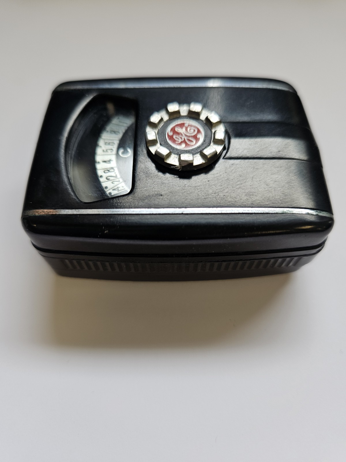 VTG General Electric PR-30 Mascot Exposure Meter in Leather Case GE Photography