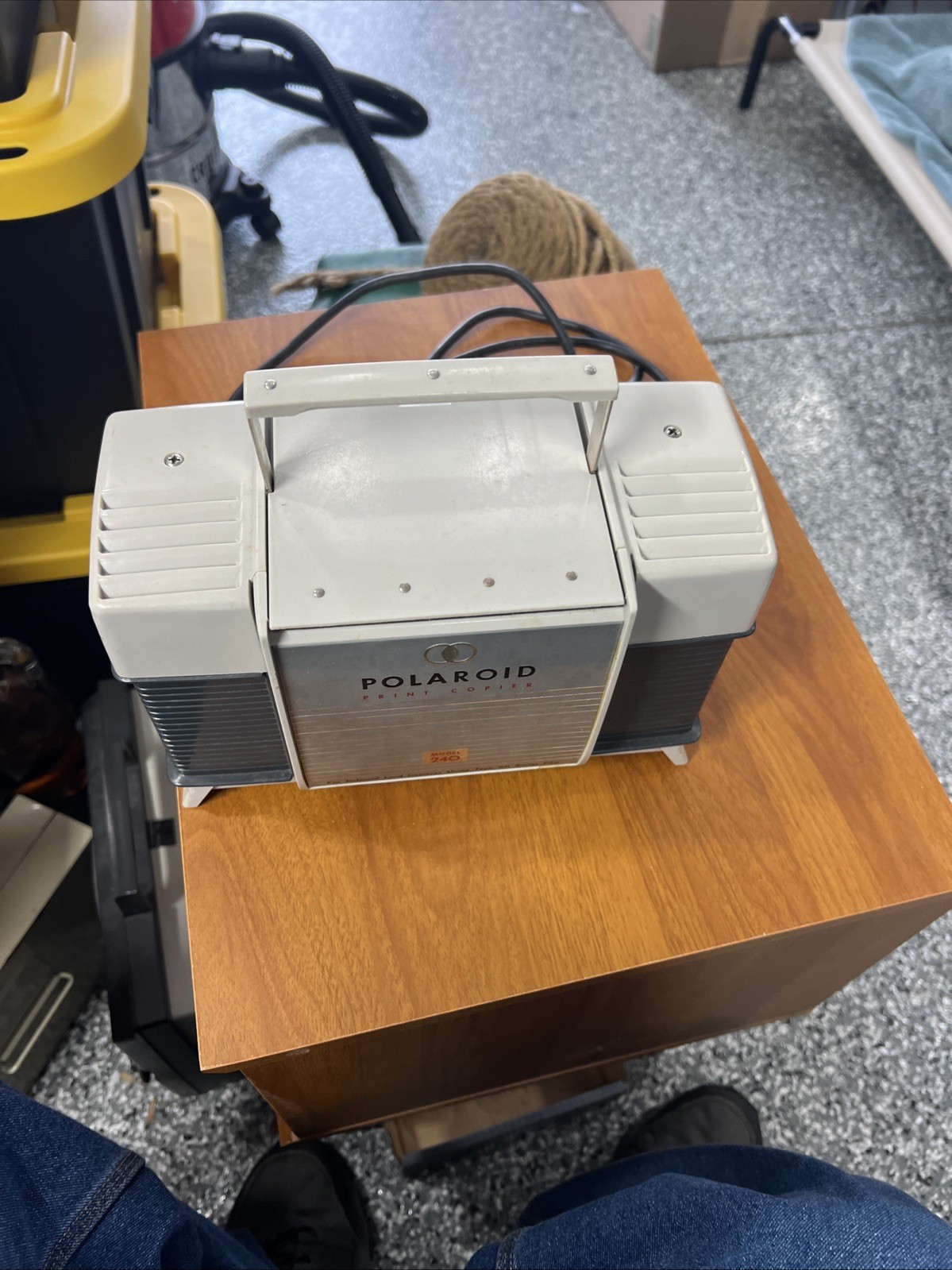 Polaroid Print Copier Model 240 • Vintage 1958 Land Camera Accessory • USA Made