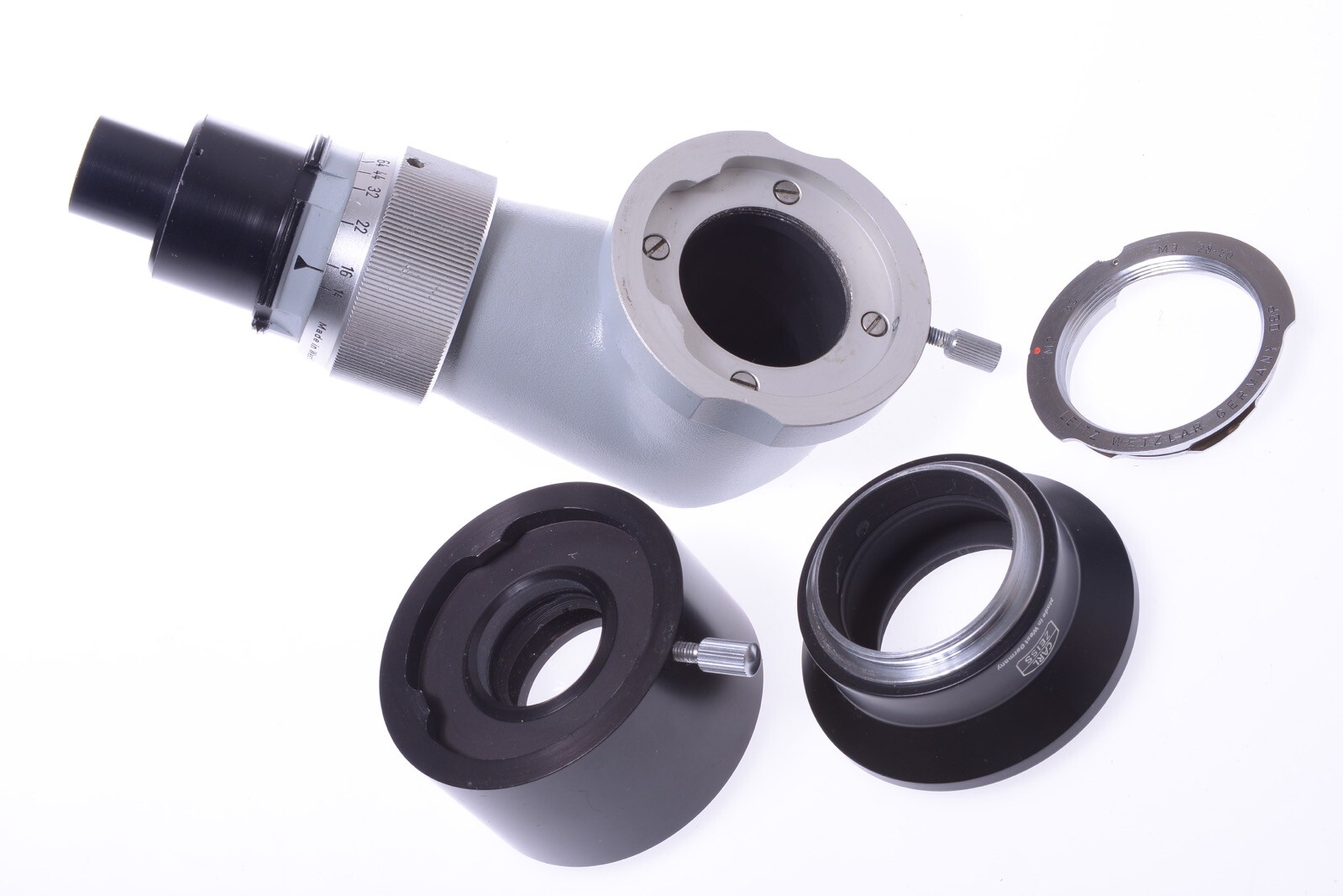 ✅ ZEISS OPMI 2X MICROSCOPE CAMERA ADAPTER *MINTY* W/ ZEISS LEICA M, M39 MOUNT