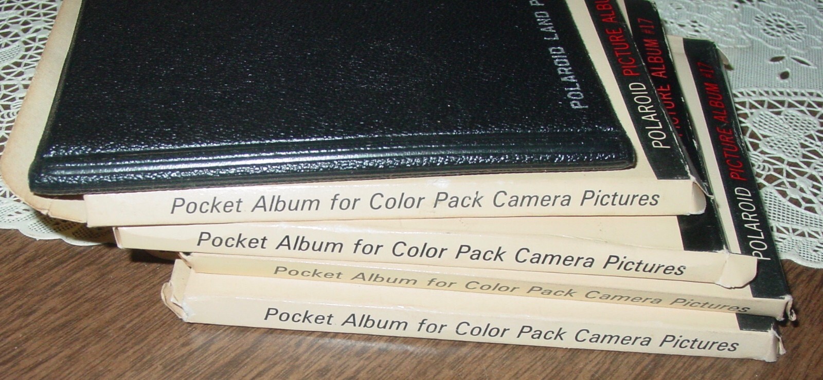 4 Vintage Polaroid Print Pocket Picture Albums #17 Instant Camera Photos NOS Lot