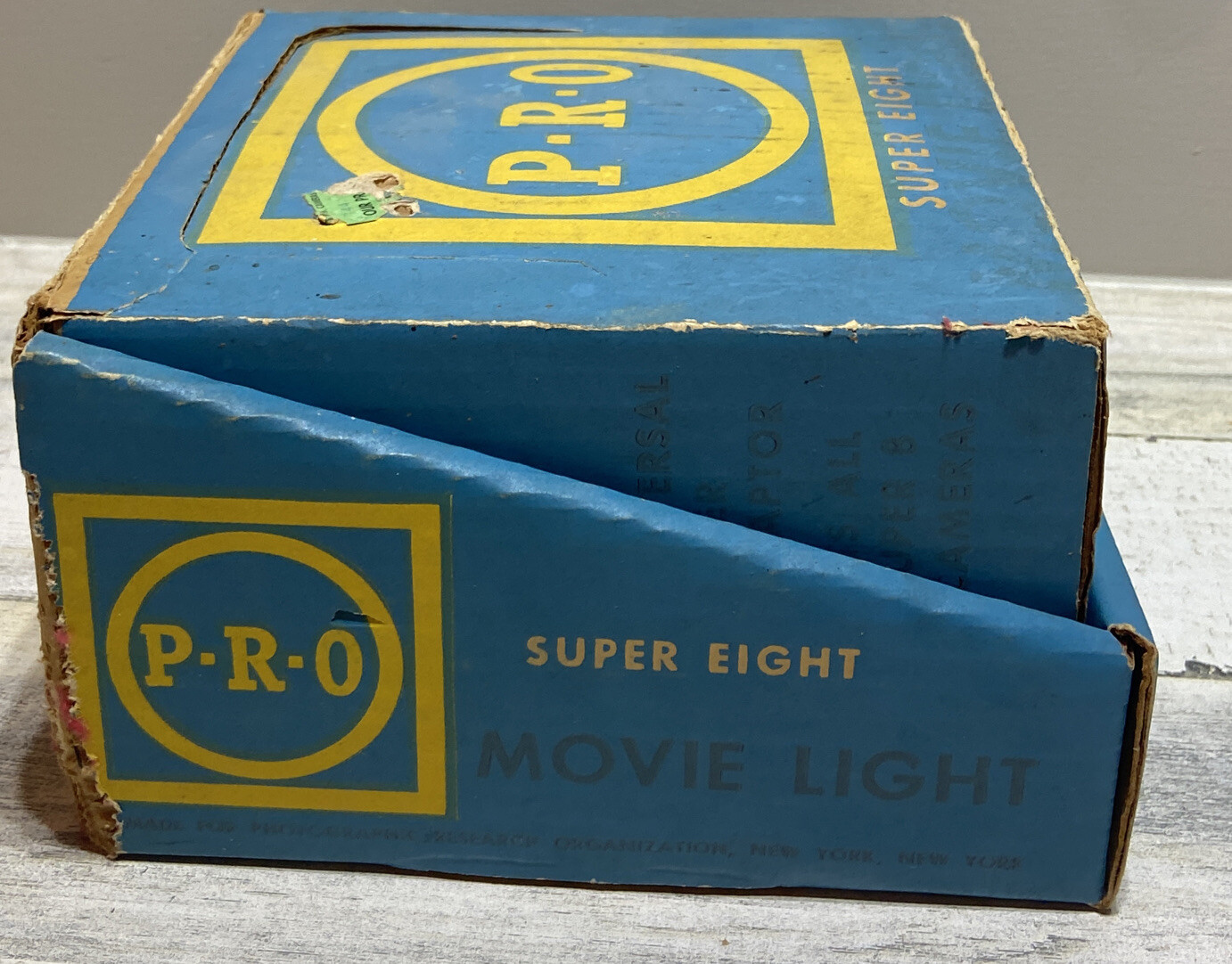 GE Super 8 PRO Movie Light Movielite Zoom Beam Model 75, Needs New Bulb