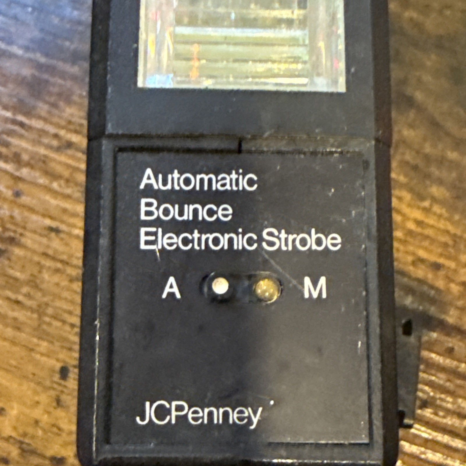JC PENNEY Vintage AUTOMATIC ELECTRONIC BOUNCE STROBE Flash Untested