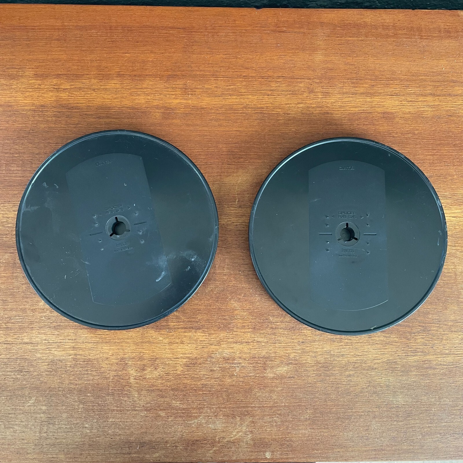 x2 Kenco Plastic Super 8mm Canister Reel Combo 7 inch Diameter holds 400 Feet