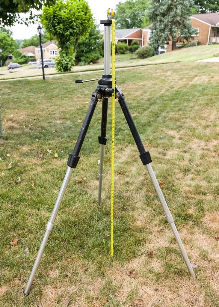 Vintage Bilora Large Format Tripod w/ Leveling Center Column Giant Half Ball