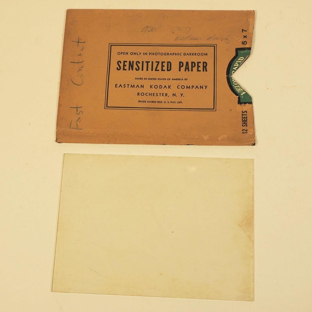 Kodak Sensitized Paper Envelope Advertising Design 1942