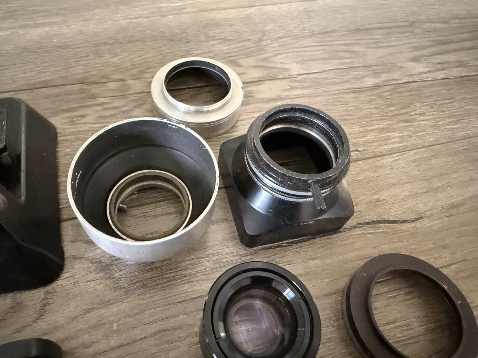 LOT OF Vintage Camera Accessories/Parts Kodak Polaroid & Lens ETC……………