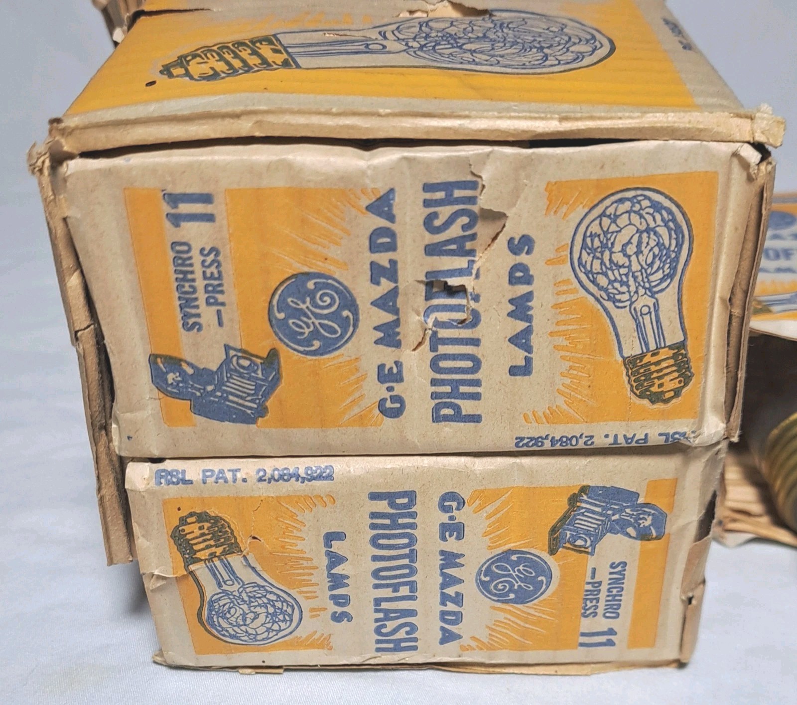 GE General Electric Photoflash 11 Flash Bulb Camera Video Vintage NOS Lot Of 11