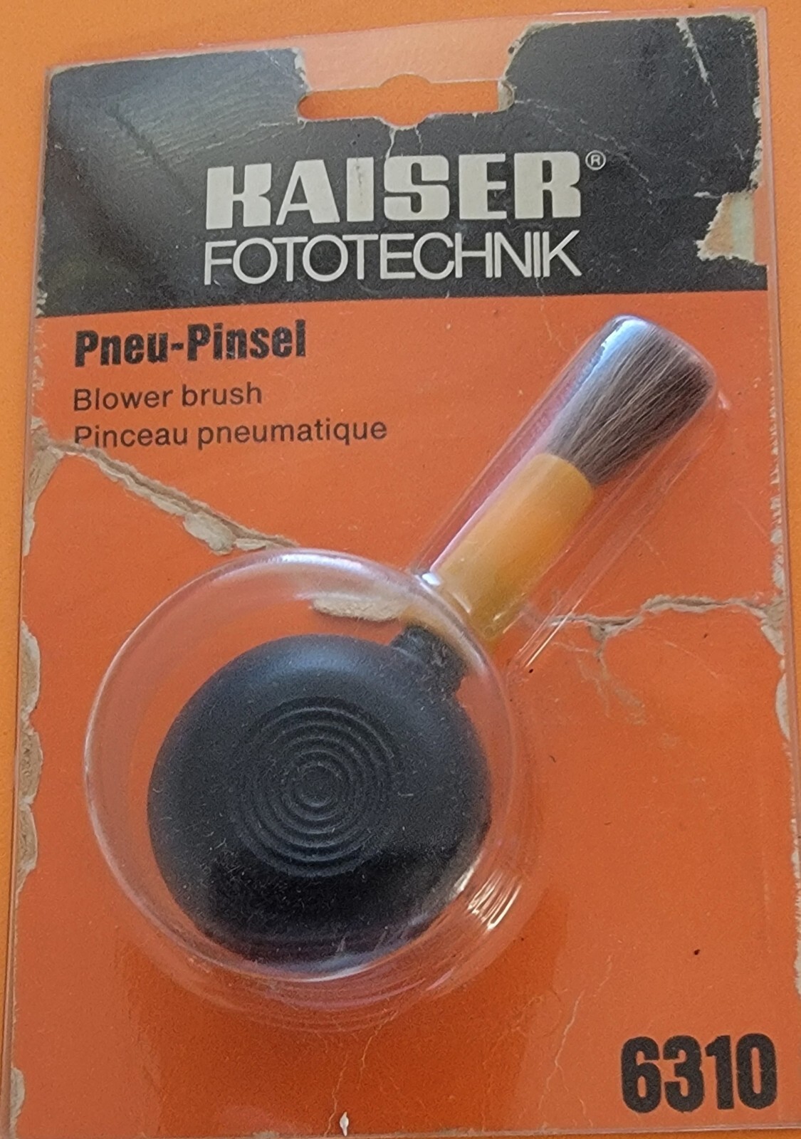 VTG Kaiser Fototechnik BLOWER BRUSH 6310 New In Package – Germany PNEU-PINSEL