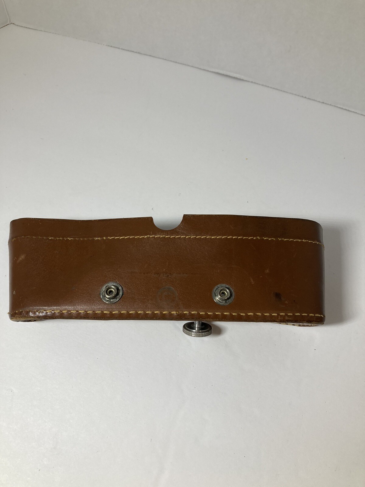 Kodak 3D Stereo Camera: Leather Field Case. Vintage Replacement Bottom Only