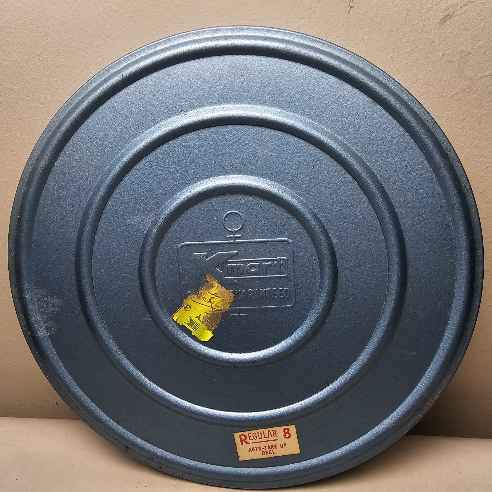 3x Lot 7” 8mm Metal Film Reels w/ Canisters 2 Empty 1 Mystery Content 400ft Cans