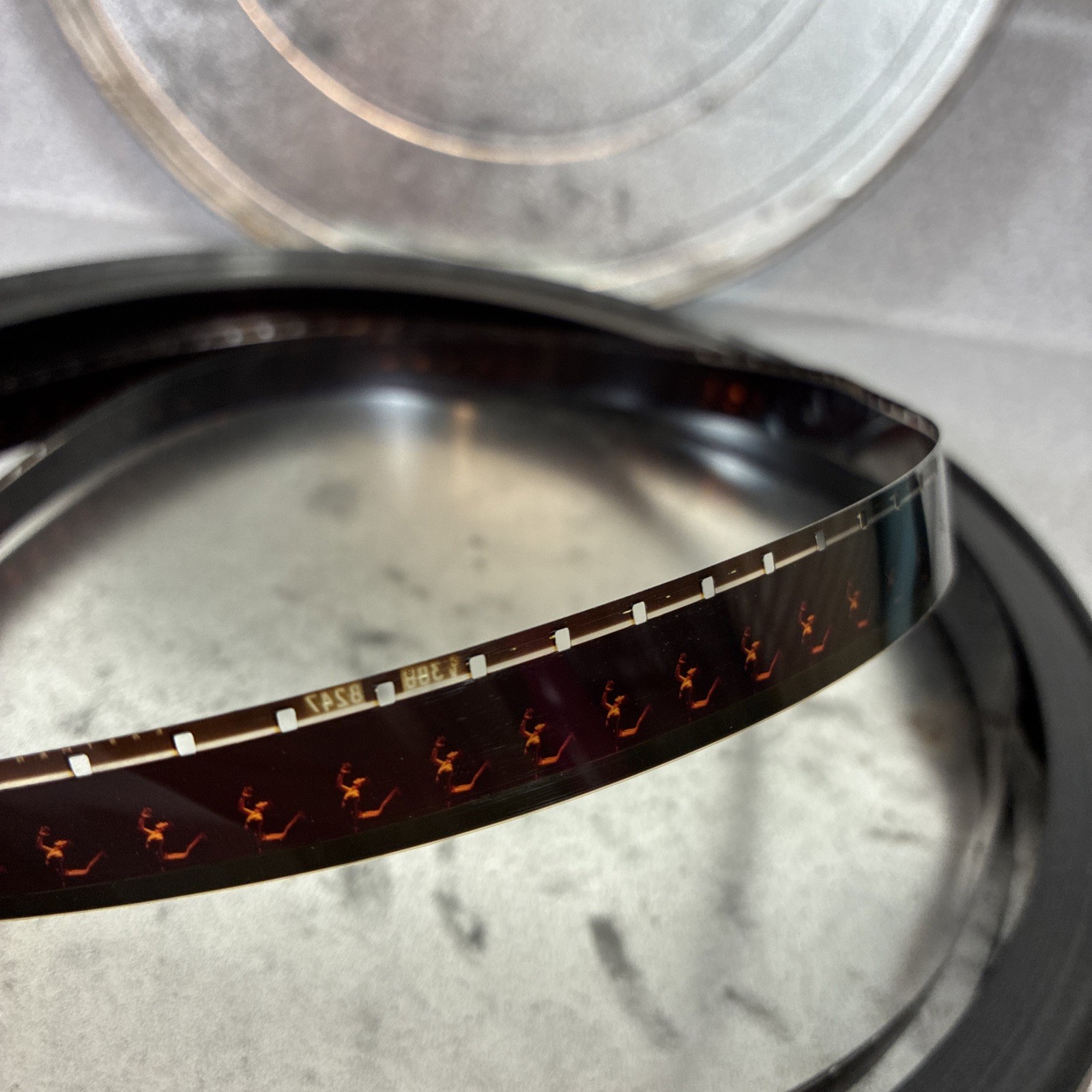 Vtg Eastman Kodak Metal Film Canister 35 Mm Movie Real Tins Goldberg Bros Reel