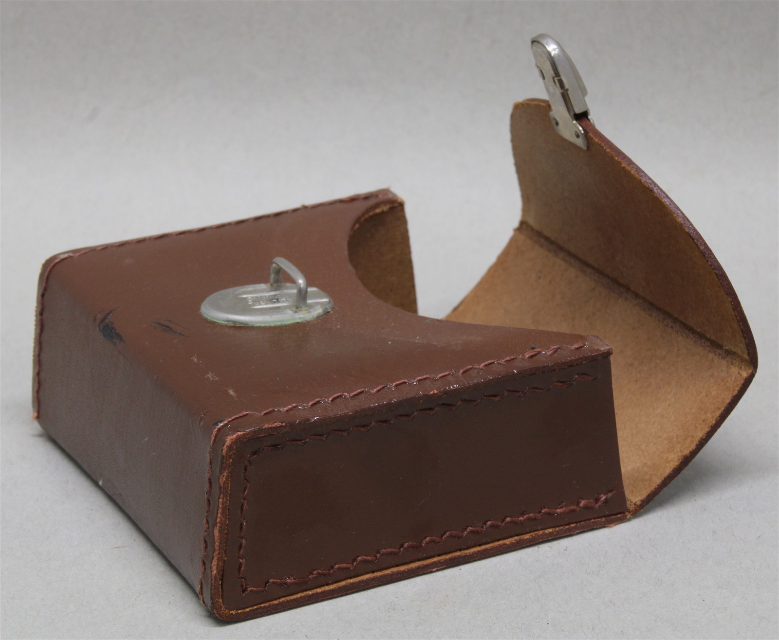 Vintage Zeiss Ikon Brown Leather Accessory Case Made in Germany