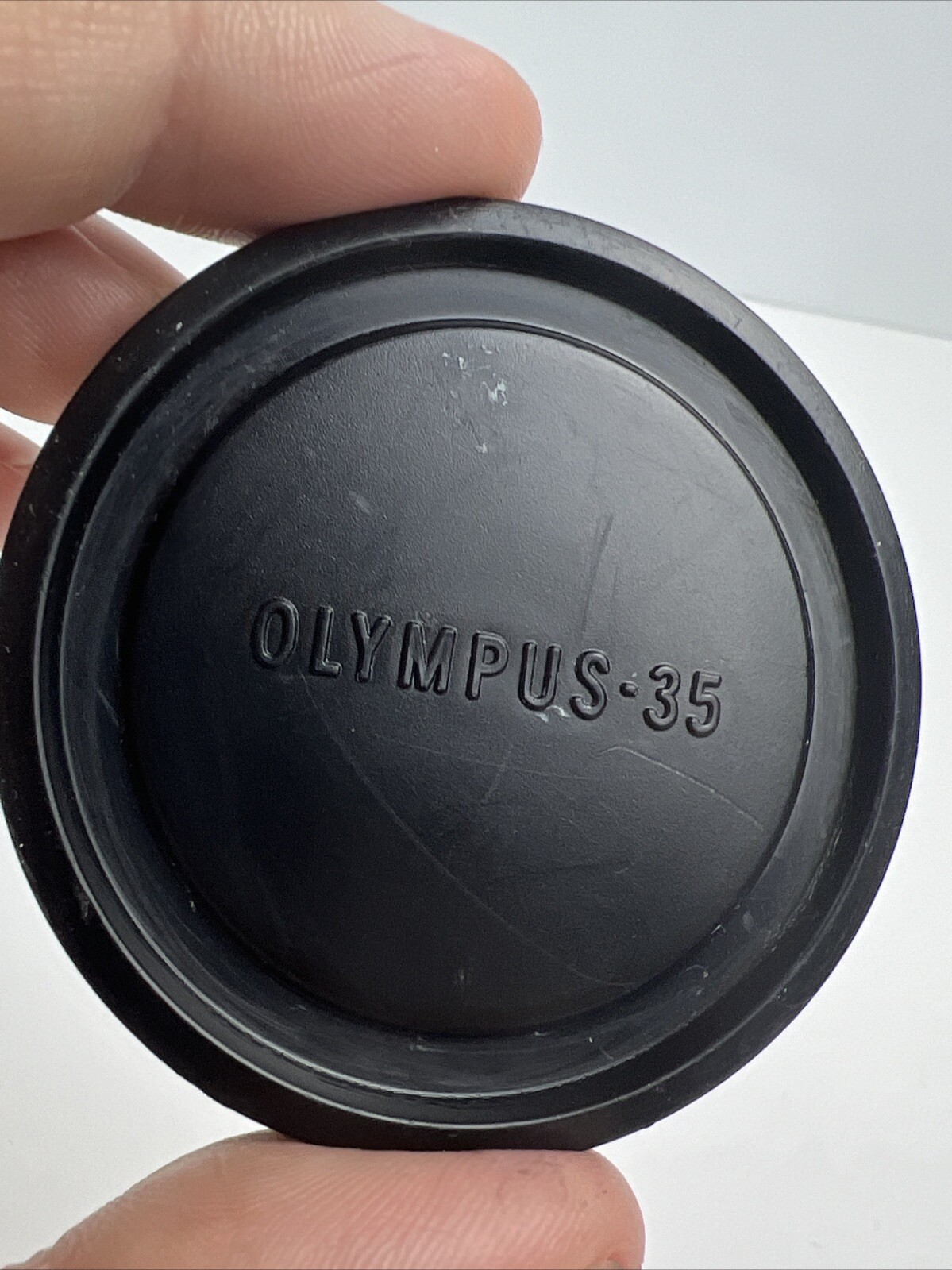 Olympus Lens Cap 35 56mm Rare Made in Japan