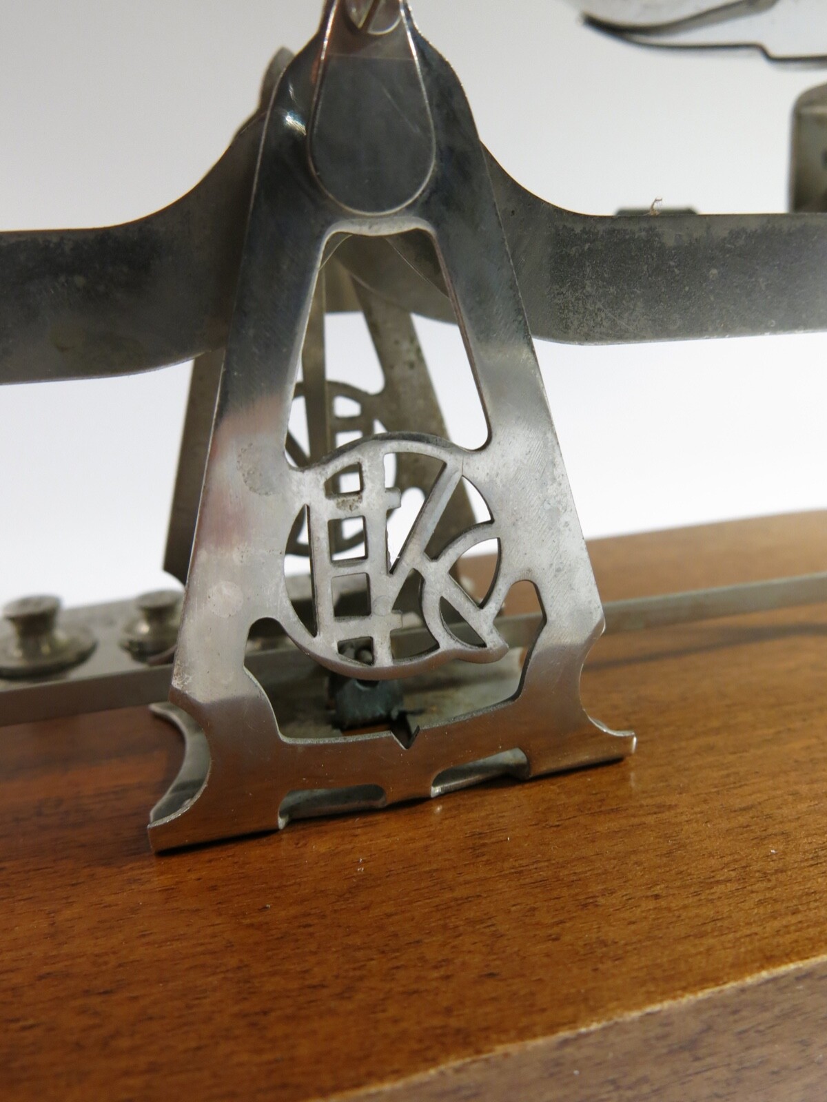 Antique Kodak Studio Scale with Weights — Refinished Base plus New Feet