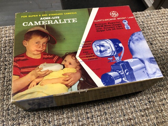 Complete NIB Acme Lite Cameralite Light Super 8 & Standard Cameras Model 71