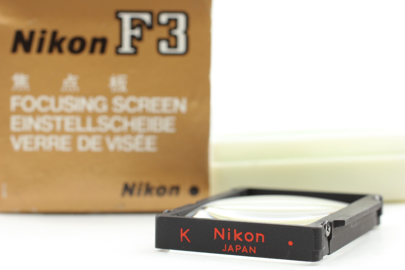[Unused w/Box] Nikon F3 Focusing Screen Type K Split Image For F3HP F3T JAPAN