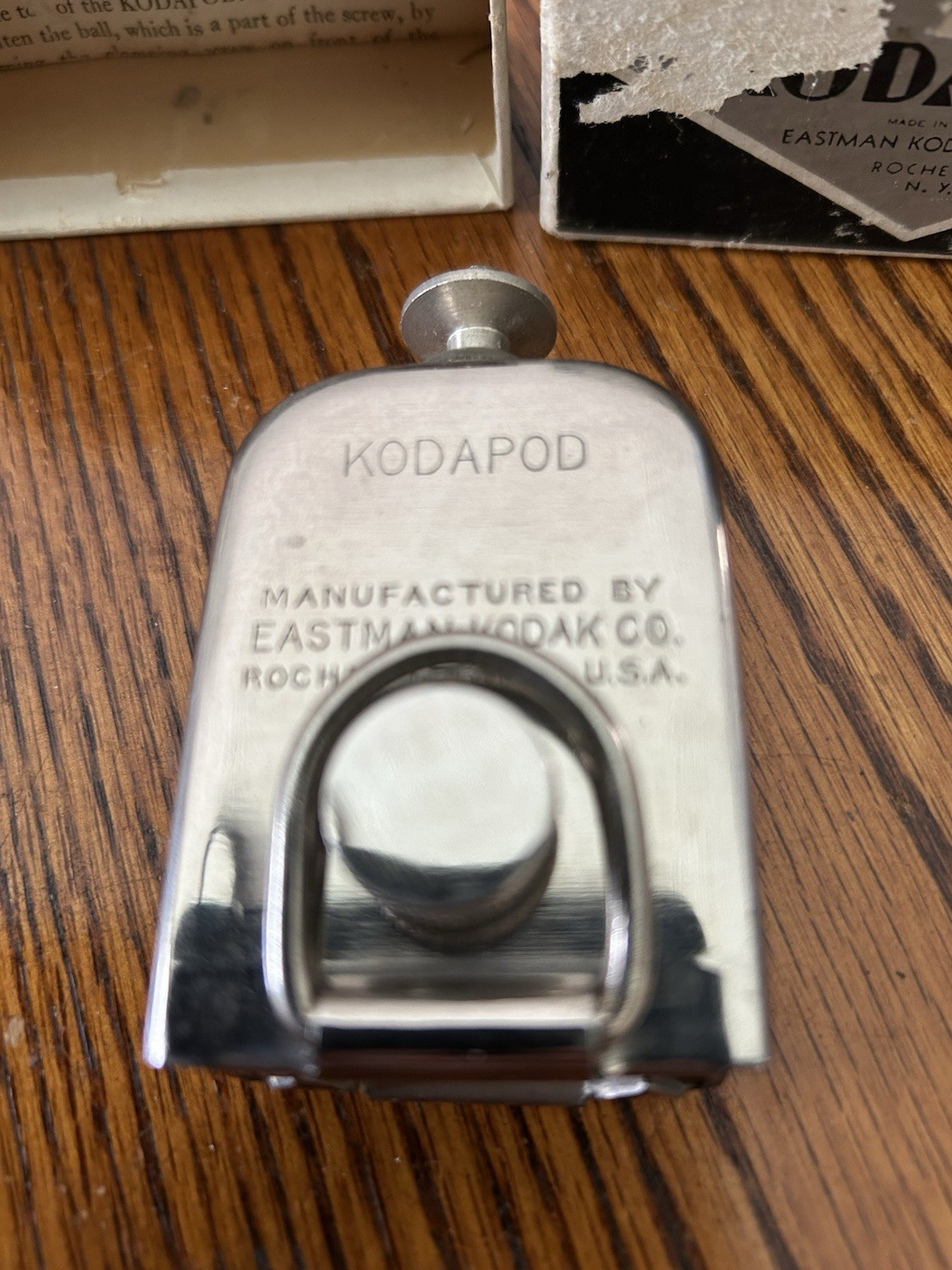 Kodak Kodapod Ball-Head Clamping Camera / Light Grip Vintage. Made in USA