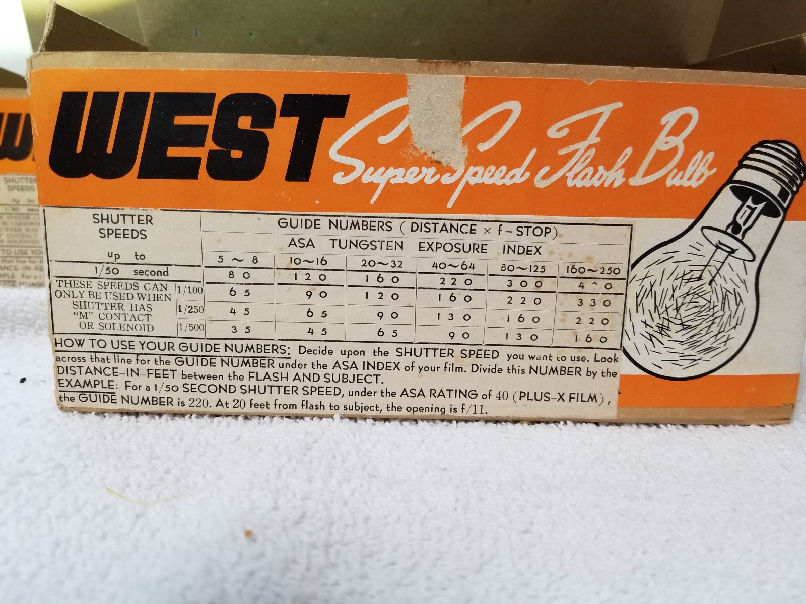 Vintage West No. 11 Synchro Flash Bulbs Japan 3 Boxes (29)