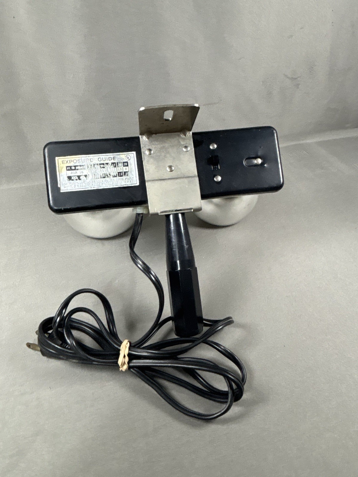 Vintage MOV-E-LITE Handle With 2 Lights Tested Works Acme Lite