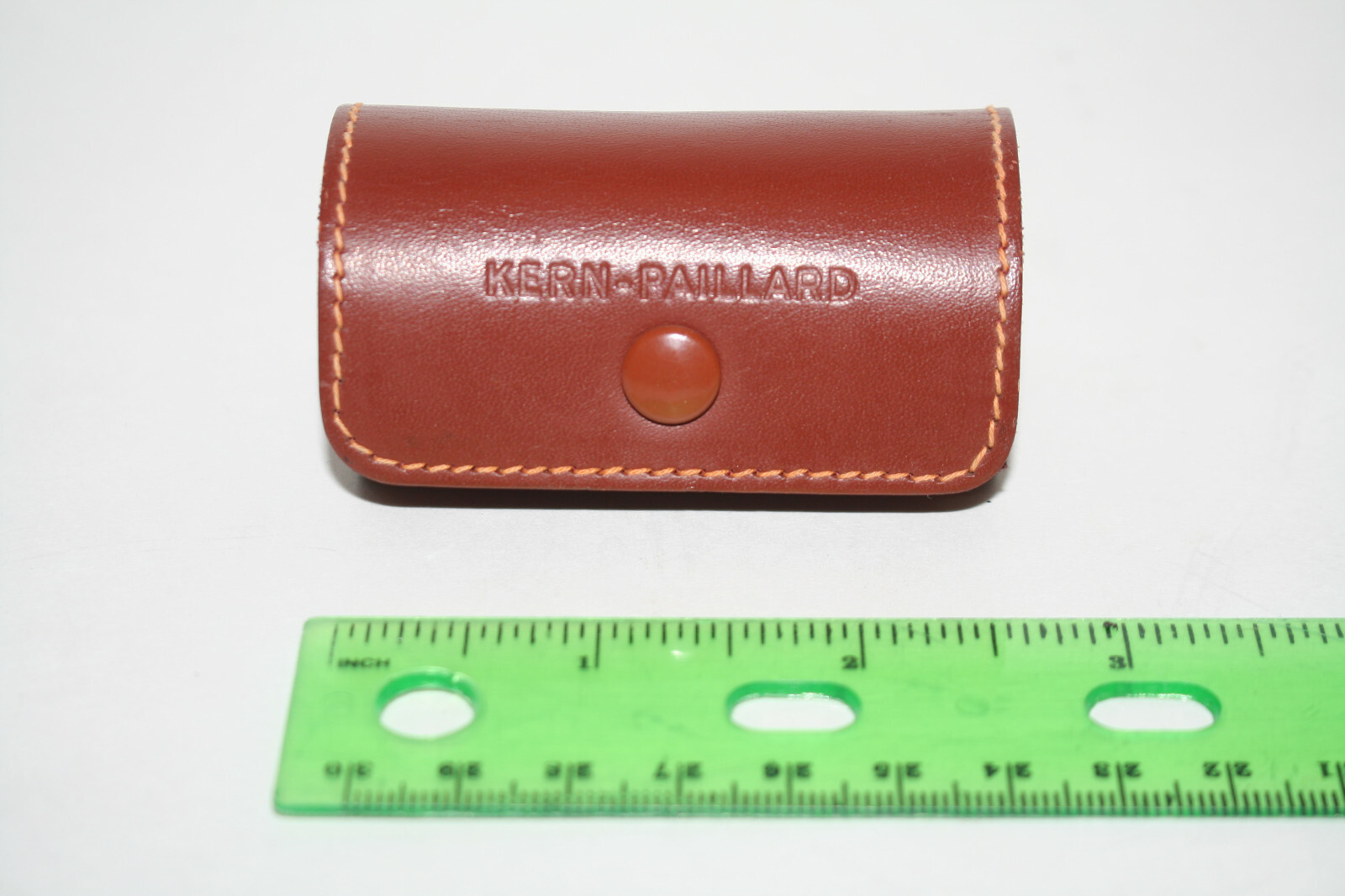 GENUINE KERN PAILLARD BOLEX LENS LEATHER CASE MINT+