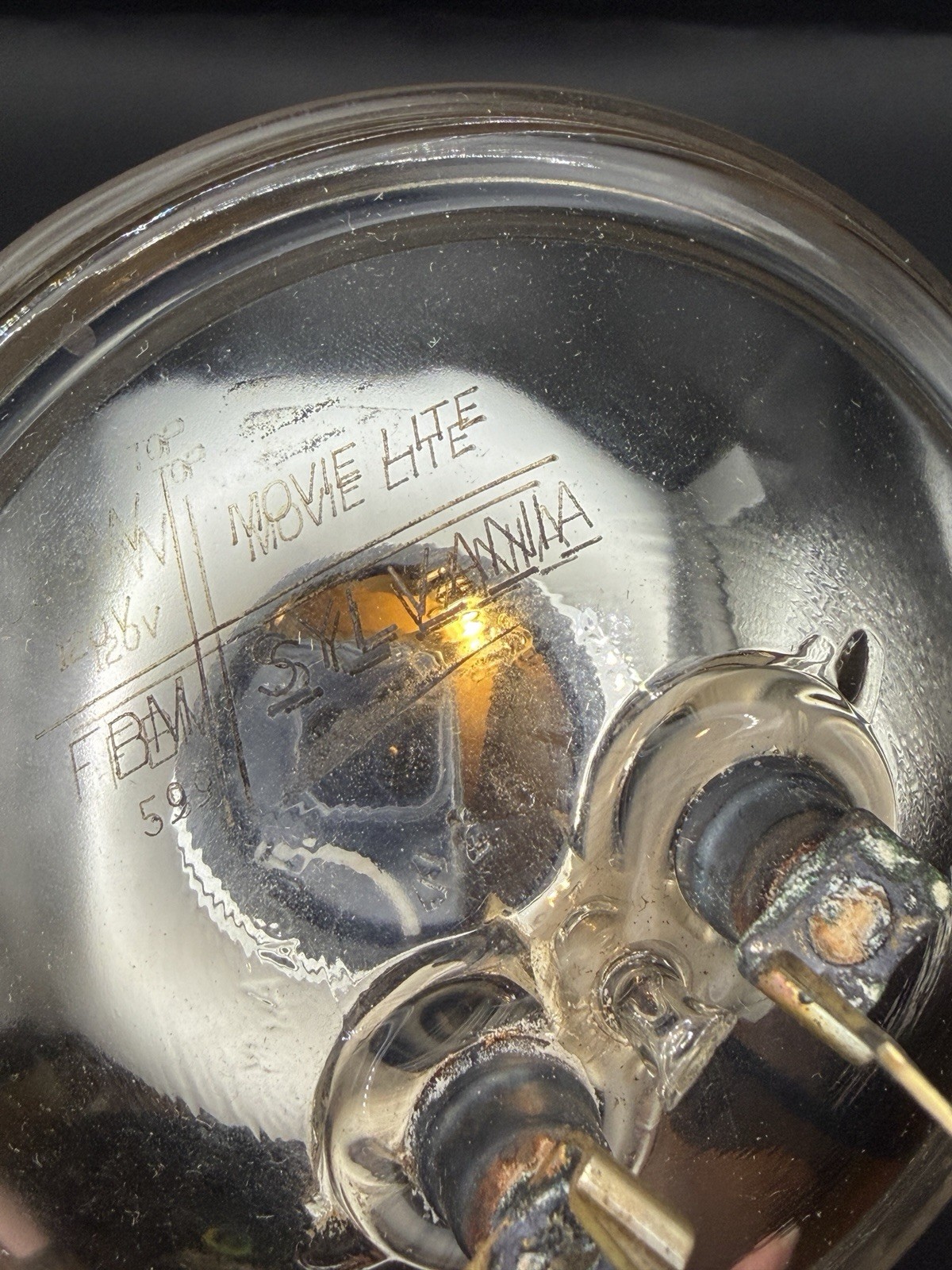Vintage Sylvania Movie Light FBM 650 Watt Movie Light Bulb In Box