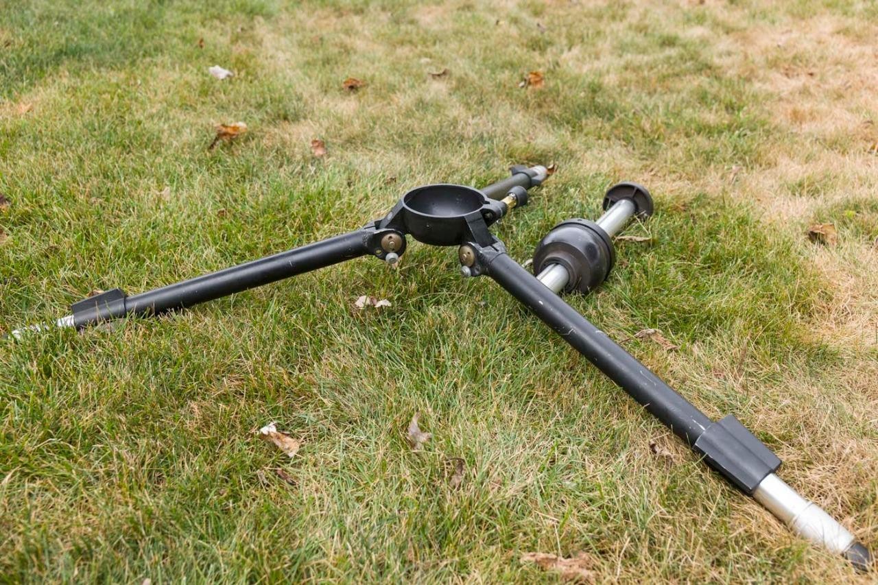 Vintage Bilora Large Format Tripod w/ Leveling Center Column Giant Half Ball