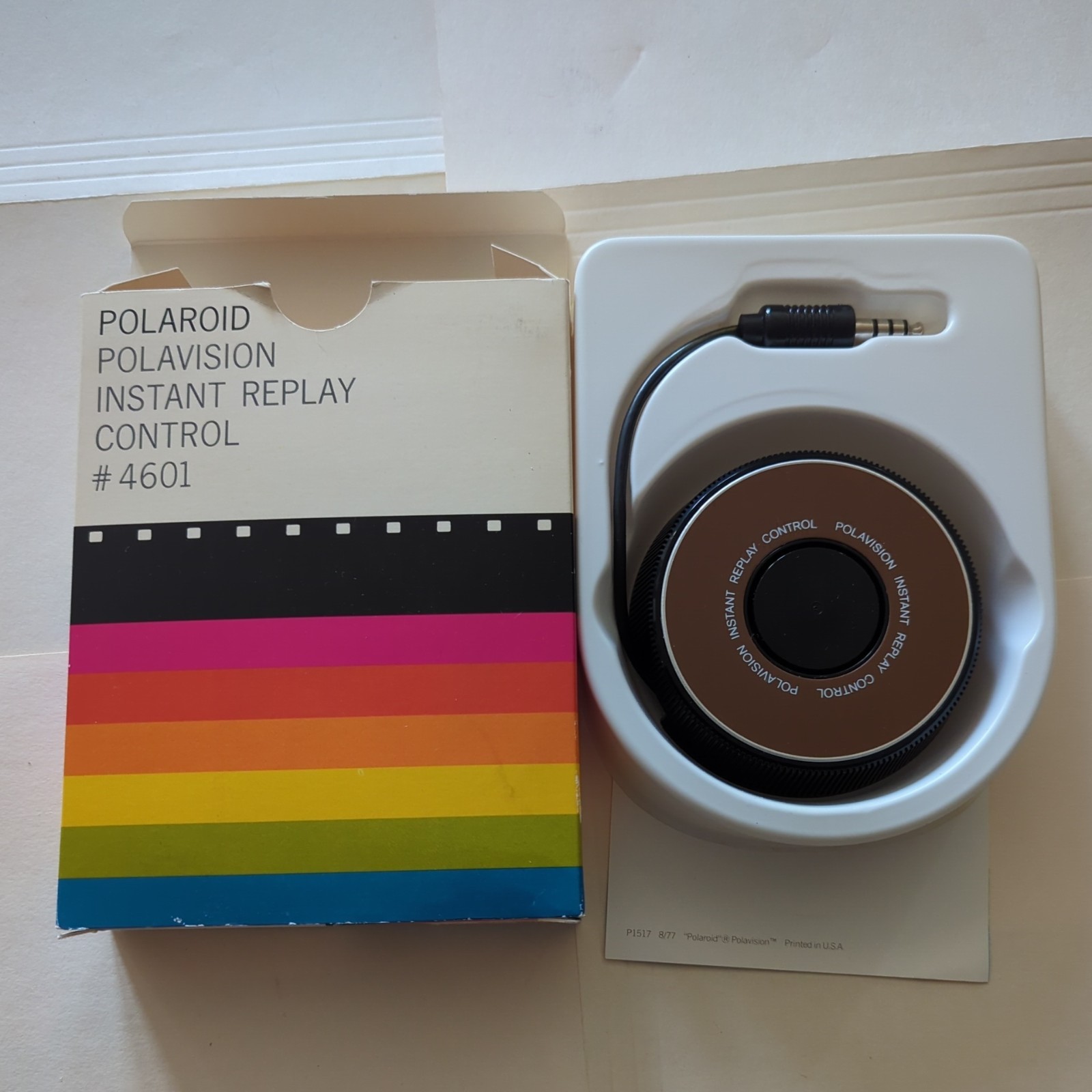 POLAROID POLAVISION LAND CAMERA AND TWI LIGHT IN ORIGINAL BOX LN