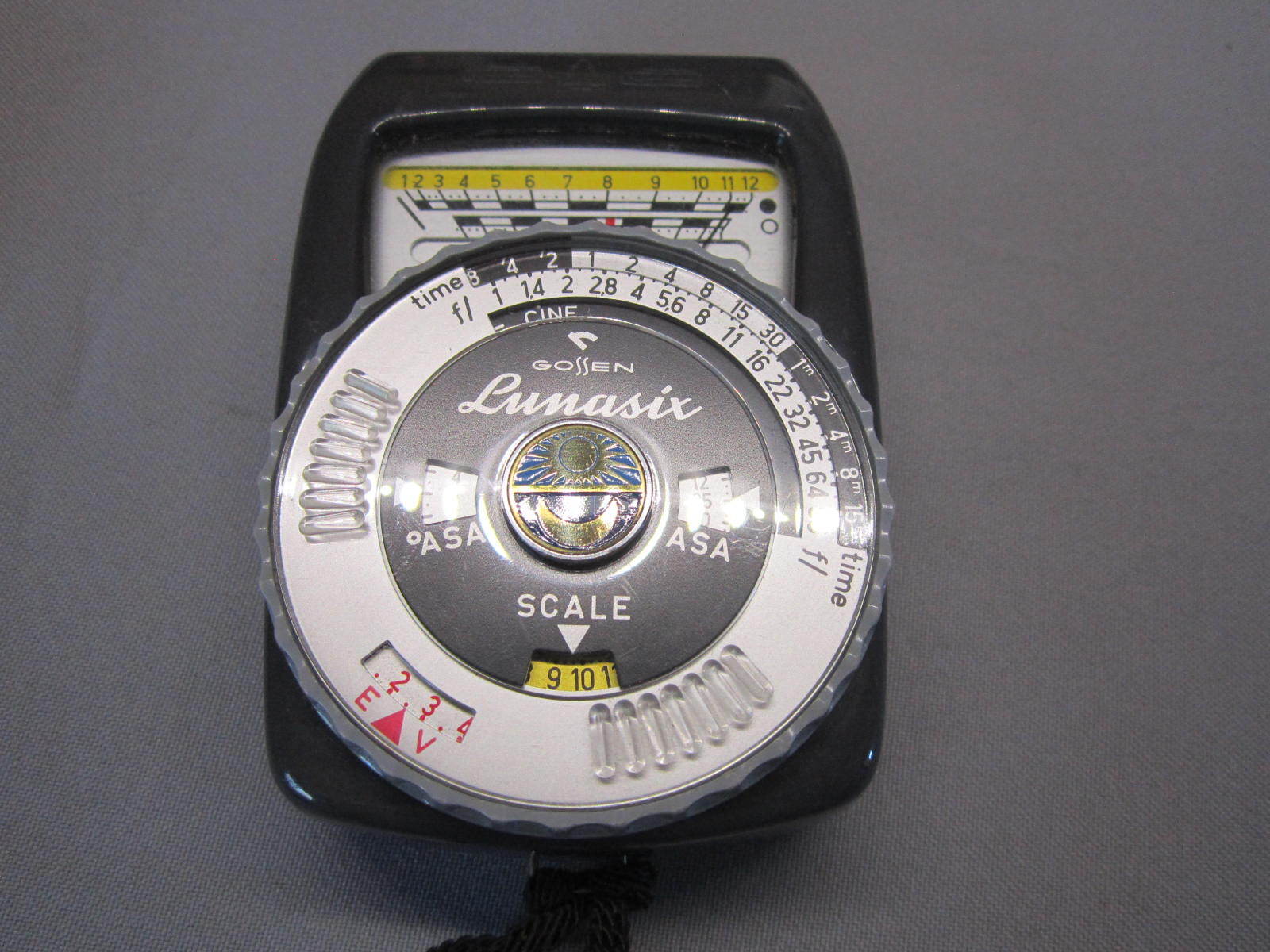 GOSSEN LUNASIX EXPOSURE LIGHT METER for BOLEX 16MM MOVIE CAMERA WORKING BEAUTY!