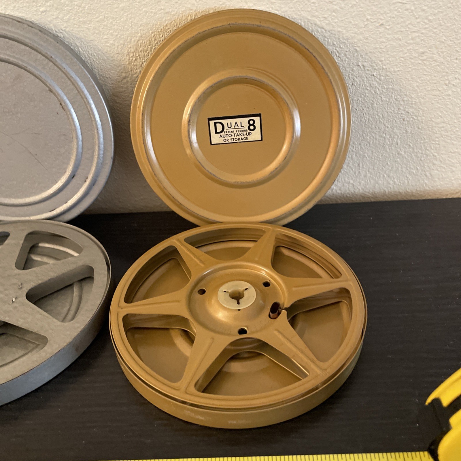 Lot Of 3 Super 8mm Reels & Cases 1 From Johnson Corner Drug Bemidji Minn. 5 1/8”
