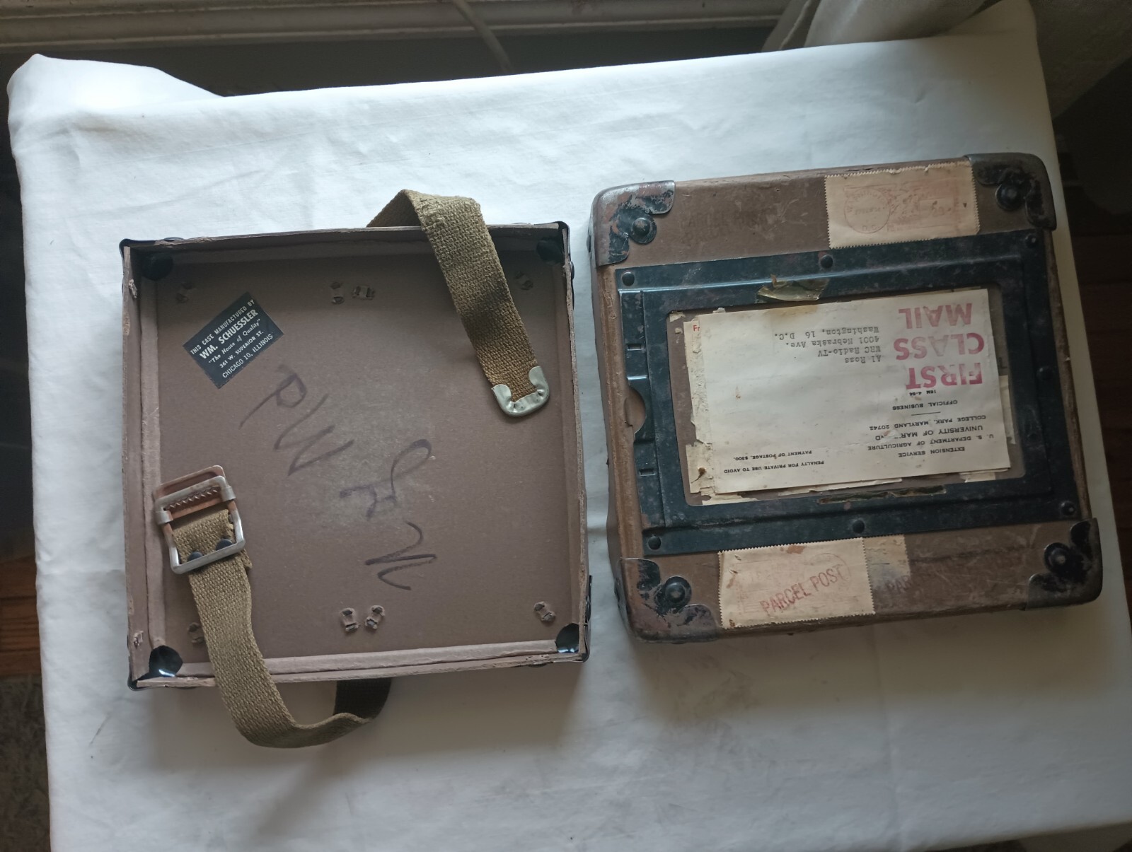 Vintage Film Case early 1960s University of MD, U.S. DEPT. OF AGRICULTURE