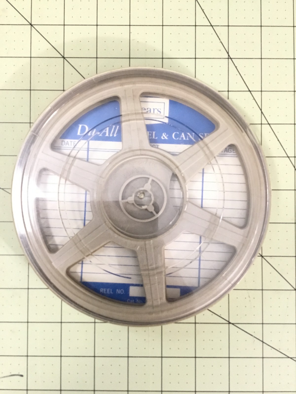 Four Vintage Sears 8mm Reel and Can Library Storage Sets – No 9312 and 9313