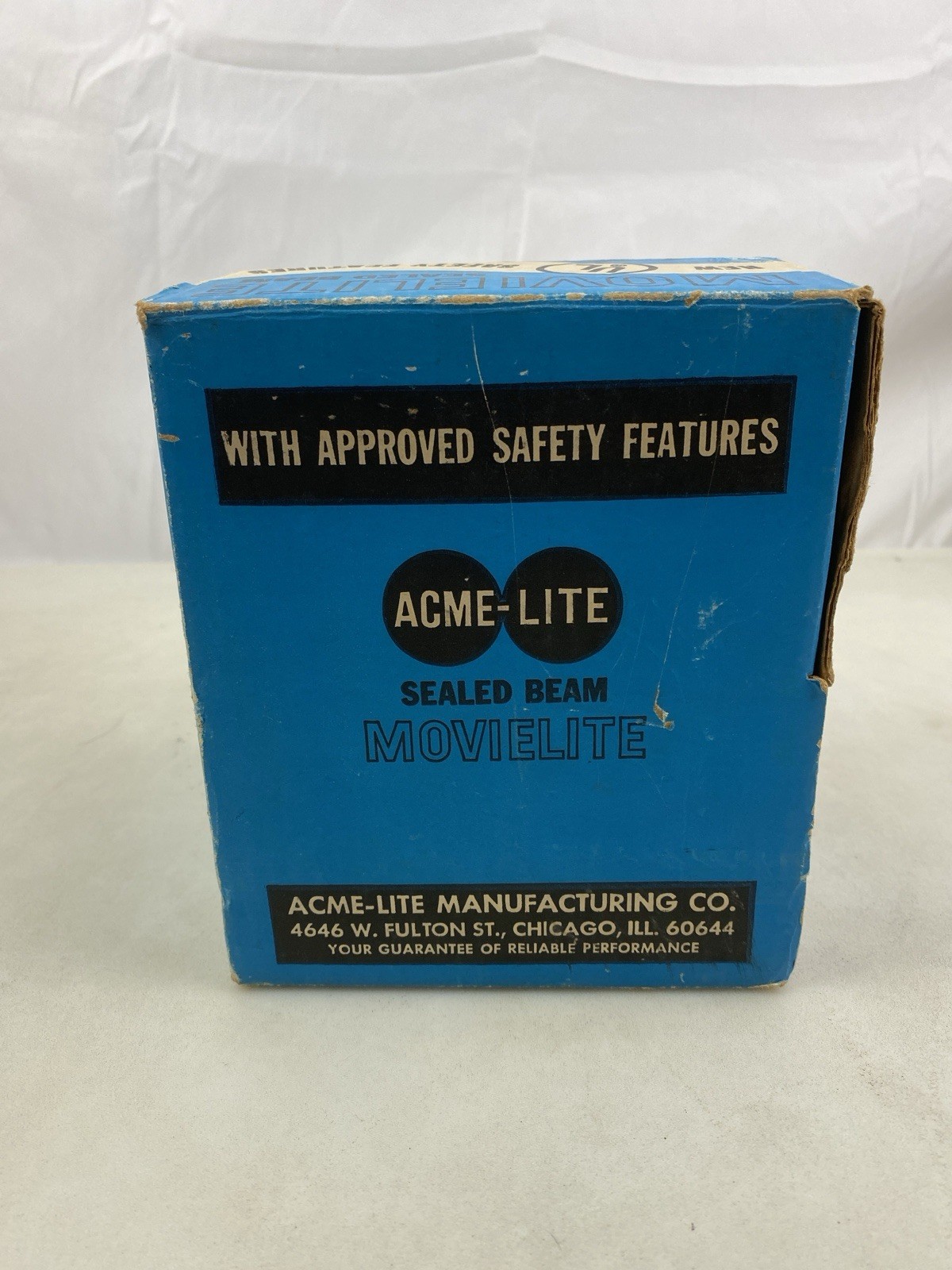 Vintage Acme-Lite Movielite Model 96 Super 8 Camera Light TESTED Working w/ Box