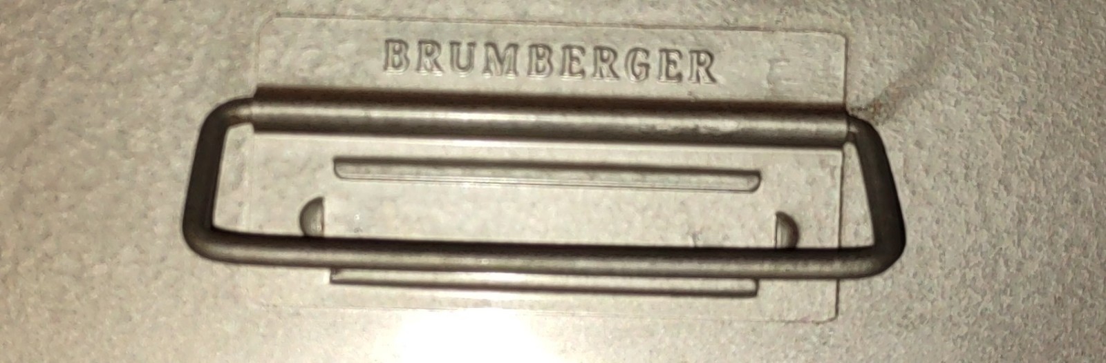 Brumberger Slide Box With Glass Slides 2 3/4 x 2 3/4 For 2 1/4 x 2 1/4 Films
