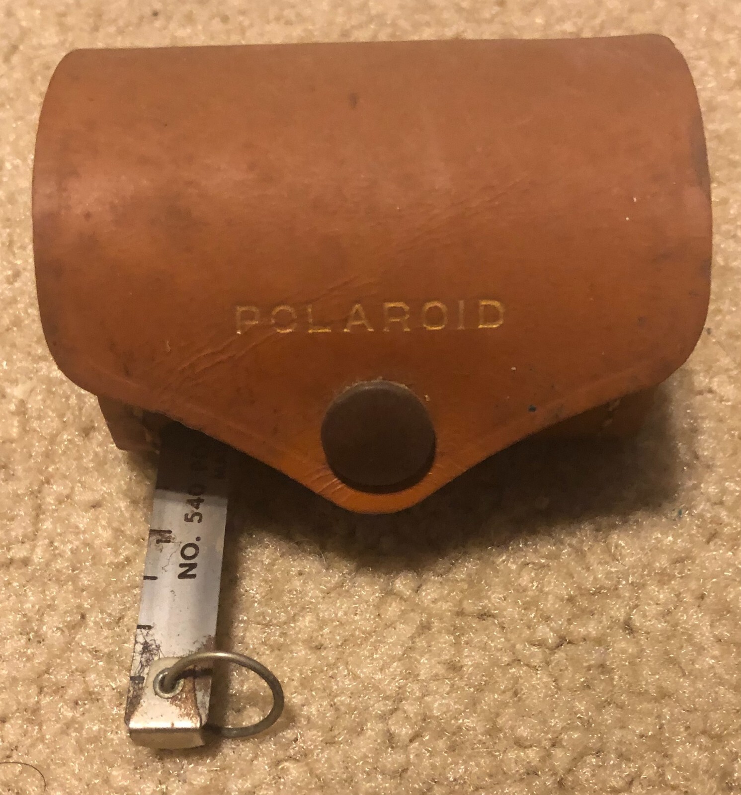 Vintage Polaroid Close Up Lens Kit 540 with Original Leather Case & Tape Measure