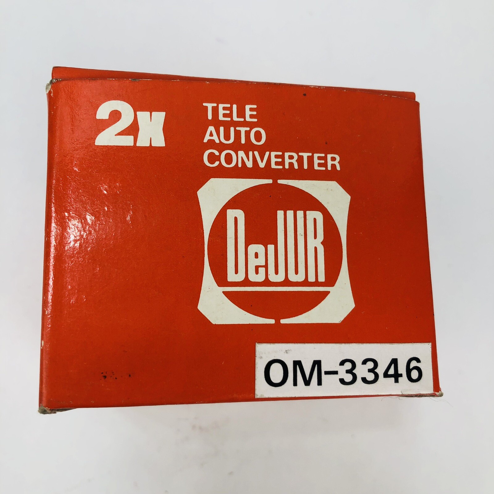 NEW Dejur 2x Auto Tele Auto Converter Lens for Olympus Camera OM-3346 NOS VTG