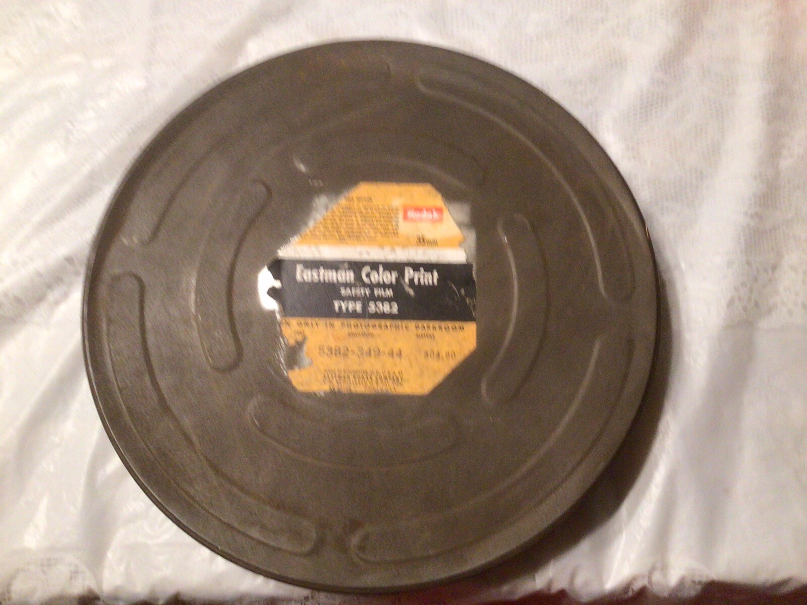Vintage Eastman Kodak Metal Movie Reel Canister Tin Holder Empty