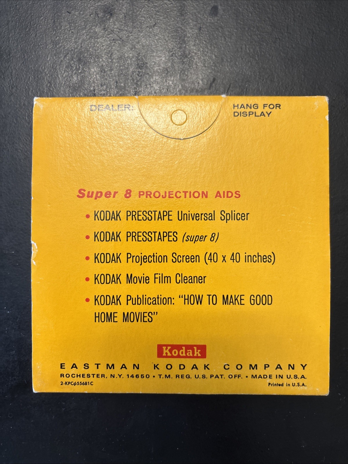 Kodak Movie Reel Super 8 – 200 Feet, Brand New in Box
