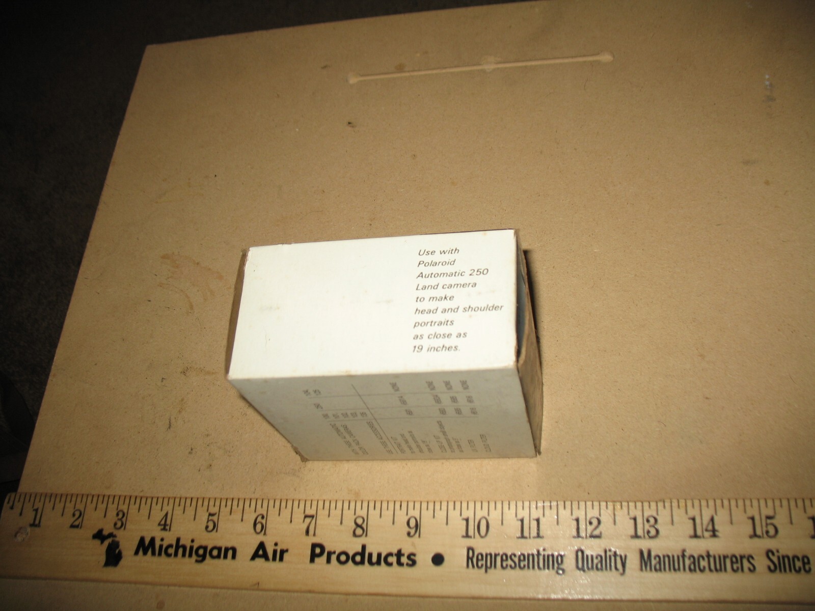 VTG NOS POLAROID 250 PORTRAIT KIT #581A FOR COLOR PACK CAMERAS