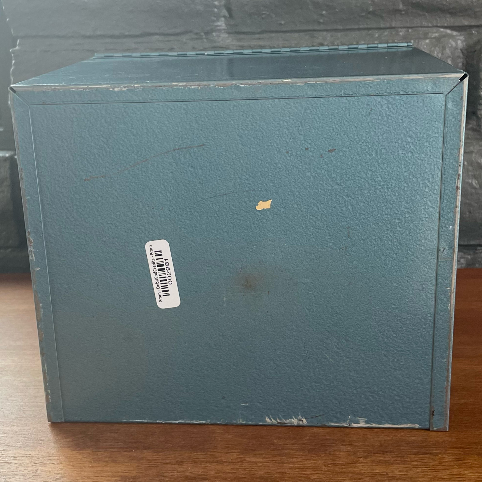 Large Metal Excelsior Carrying Case Holds up 12 7″ ior 6″ Film 8mm Canisters A